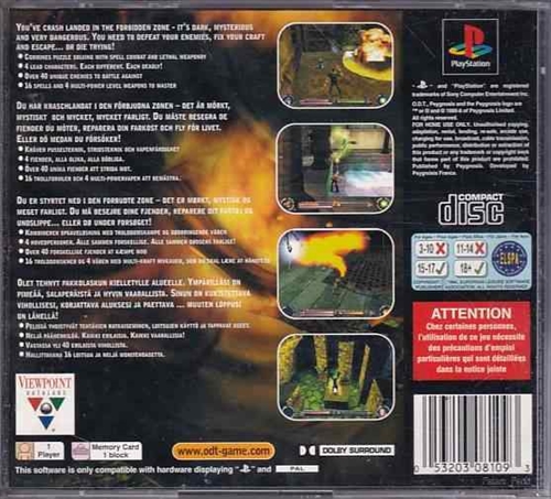 O.D.T. - PS1 (B Grade) (Genbrug)